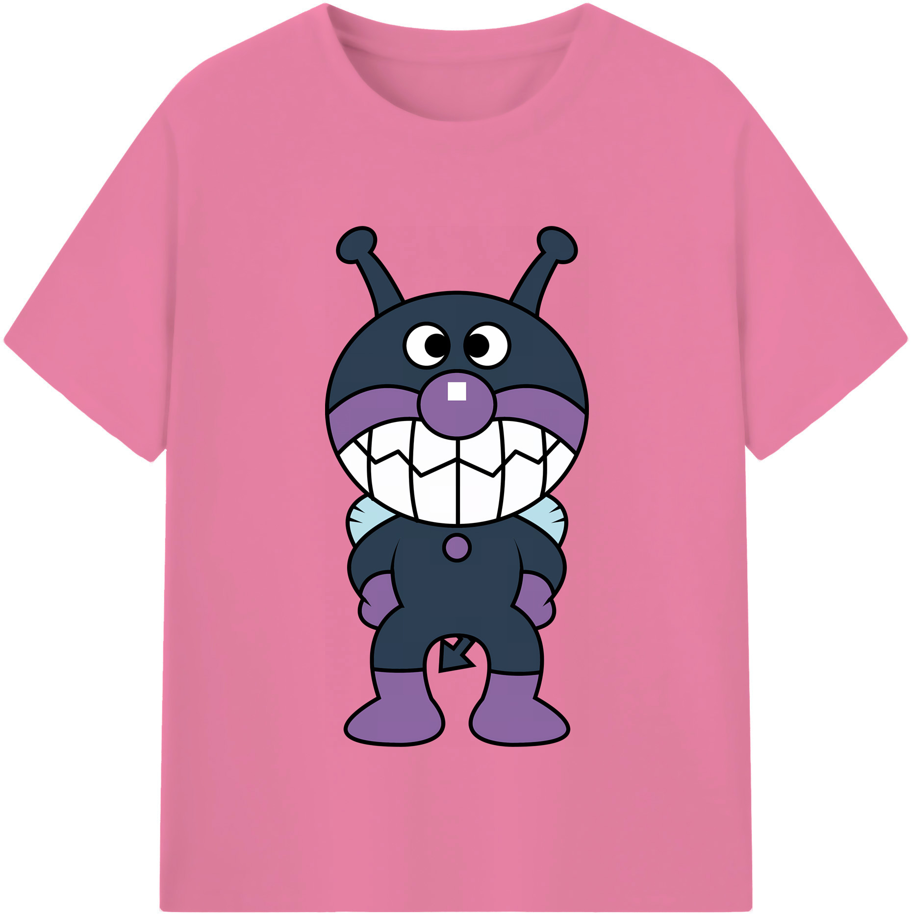 （画像用） アンパンマン Anpanman 綿100％半袖Tシャツ（フロントプリント）